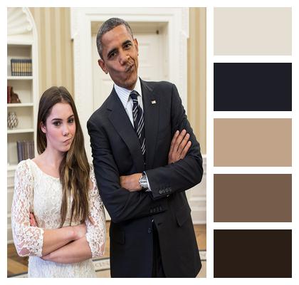 Humor Barack Obama Imitates Mckayla Maroney Phone Wallpaper Image